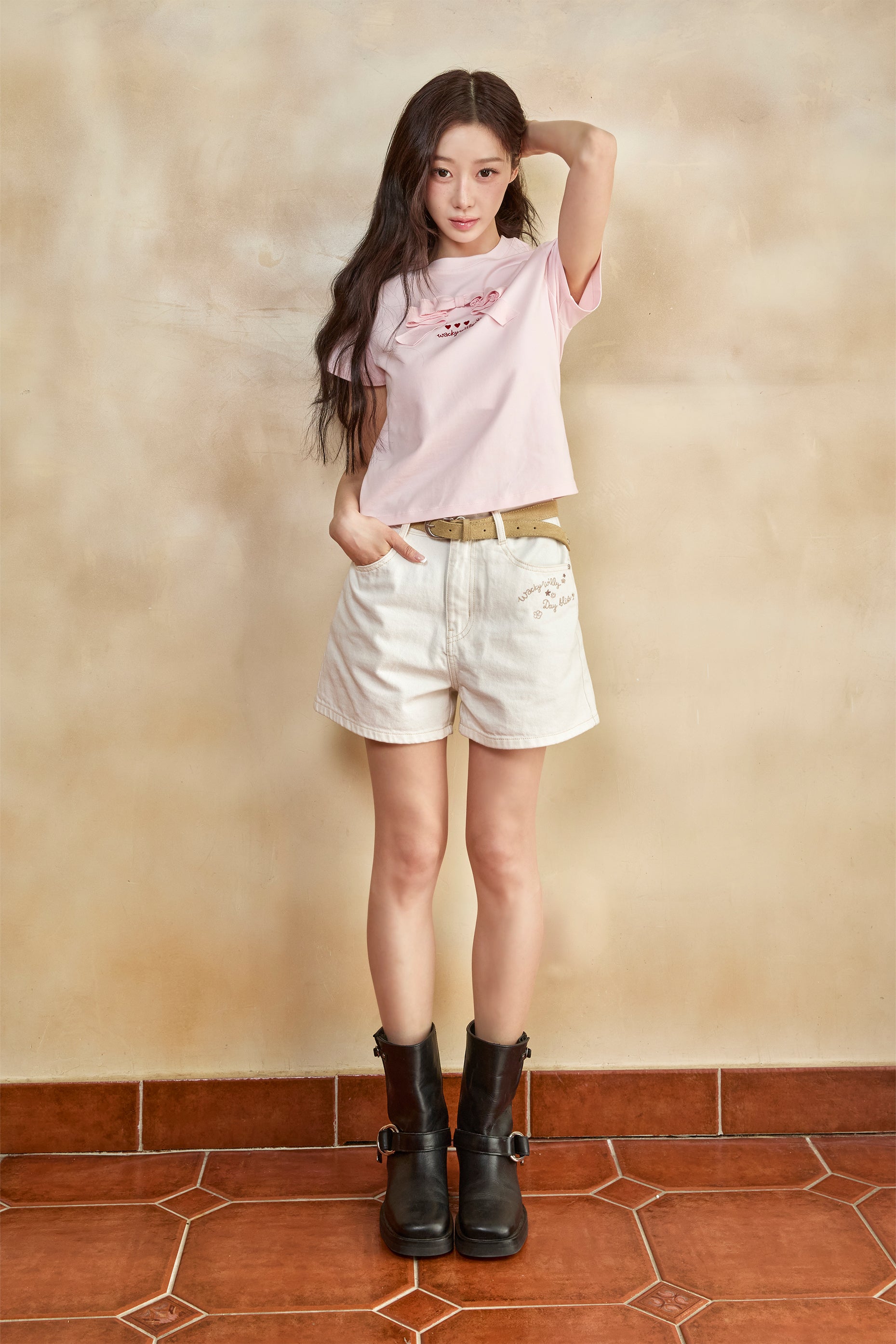 WOMEN'S 3/4 LENGTH DENIM SHORTS – Wacky WiLLy