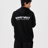 BACK PANEL LETTERING HOODIE ZIP-UP