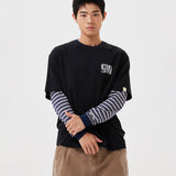 TYPO ARTWORK POINT SHORT SLEEVE T-SHIRT