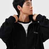 BACK PANEL LETTERING HOODIE ZIP-UP