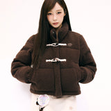 [GISELLE着用] WOMEN'S FLEECE TOGGLE SHORT LENGTH DOWN JUMPER