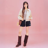 [予約販売/6月上旬入庫予定] [GISELLE着用] WOMEN'S LILY WAPPEN SWEAT SHORTS
