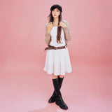 [GISELLE着用] WOMEN'S COTTON EYELET BUSTIER DRESS