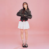 [予約販売/6月上旬入庫予定] [GISELLE着用] WOMEN'S RUFFLE MINI SKIRT
