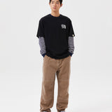 TYPO ARTWORK POINT SHORT SLEEVE T-SHIRT