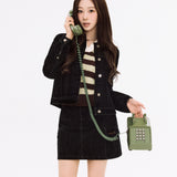 [GISELLE着用] WOMEN'S CABLE ORGANIZED OPEN COLLAR PULLOVER