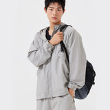 SYNTHETIC FIBER HOOD WINDBREAKER