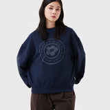 WOMEN'S LILLY CIRCLE GRAPHIC OVER FIT SWEATSHIRT