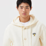 HOODIE BUTTON CARDIGAN