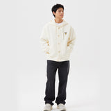 HOODIE BUTTON CARDIGAN