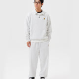 BASIC LOGO HALF-ZIP-UP SWEATSHIRT