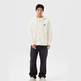 HOODIE BUTTON CARDIGAN