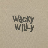 BACK PANEL LETTERING HOODIE SWEATSHIRT