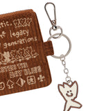 METAL KEYRING CORDUROY POUCH
