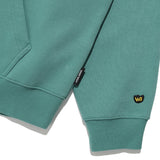 FLEECE FRONT TYPO GRAPHIC HOODIE SWEATSHIRT