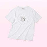 [GISELLE着用][LO.FL] WOMEN'S HEART RUFFLE SHORT SLEEVE T-SHIRT