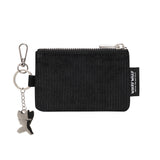 METAL KEYRING CORDUROY POUCH