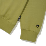 ONE-POINT BUCKLE EMBROIDERY SWEATSHIRT