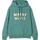 FLEECE FRONT TYPO GRAPHIC HOODIE SWEATSHIRT
