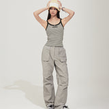 WOMEN'S STRIPED SLEEVELESS