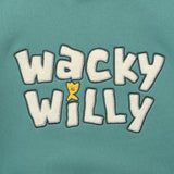 FLEECE FRONT TYPO GRAPHIC HOODIE SWEATSHIRT