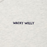 WOMEN'S TYPO LOGO CROP HOODIE ZIP-UP