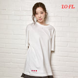 [GISELLE着用][LO.FL]  Unisex Heart Motif Short Sleeve T-shirt