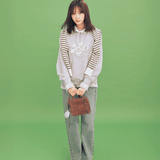 [GISELLE着用] WOMEN'S SEMI-FLARE FIT DENIM PANTS