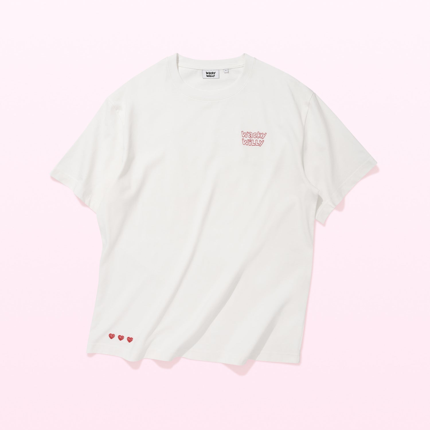 [GISELLE着用][LO.FL]  UNISEX HEART MOTIF SHORT SLEEVE T-SHIRT