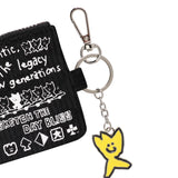 METAL KEYRING CORDUROY POUCH