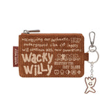 METAL KEYRING CORDUROY POUCH