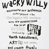 TYPO ARTWORK POINT SHORT SLEEVE T-SHIRT