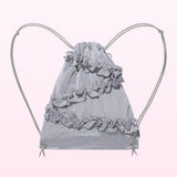 [GISELLE着用][LO.FL] WOMEN'S FRILL GYM SACK