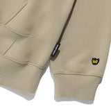 BACK PANEL LETTERING HOODIE SWEATSHIRT