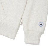 WOMEN'S TYPO LOGO CROP HOODIE ZIP-UP