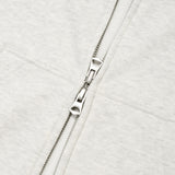 WOMEN'S TYPO LOGO CROP HOODIE ZIP-UP