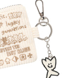 METAL KEYRING CORDUROY POUCH