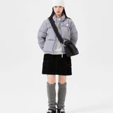 [GISELLE着用] WOMEN'S GLOSSY DOWN SHORT PUFFER