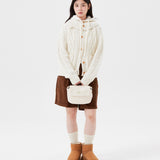 WOMEN'S CABLE KNIT BUSTIER