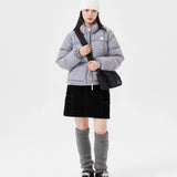 [GISELLE着用] WOMEN'S GLOSSY DOWN SHORT PUFFER