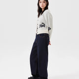 [GISELLE着用] WOMEN'S SEMI-WIDE DENIM PANTS