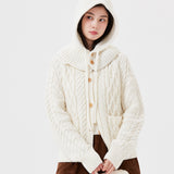 WOMEN'S CABLE KNIT BUSTIER