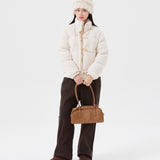 [GISELLE着用] WOMEN'S FLEECE TOGGLE SHORT LENGTH DOWN JUMPER