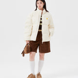 [GISELLE着用] BASIC SOLID DOWN SHORT PUFFER