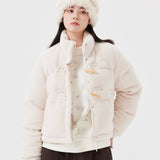 [GISELLE着用] WOMEN'S FLEECE TOGGLE SHORT LENGTH DOWN JUMPER