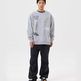 FULL-LENGTH GRAPHIC SWEATSHIRT