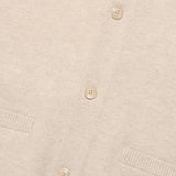 BASIC LOGO ROUND NECK CARDIGAN