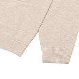 BASIC LOGO ROUND NECK CARDIGAN