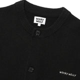 BASIC LOGO ROUND NECK CARDIGAN