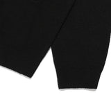 BASIC LOGO ROUND NECK CARDIGAN